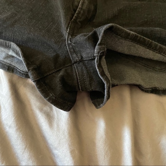 AEO Black 360 Super Stretch Hi Rise Shorty Shorts High Waisted Spring Break Sz 4 - Picture 7 of 10